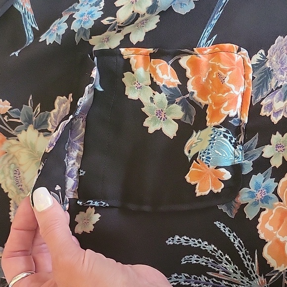 Johnny Was Silk Blouse - Picture 11 of 14